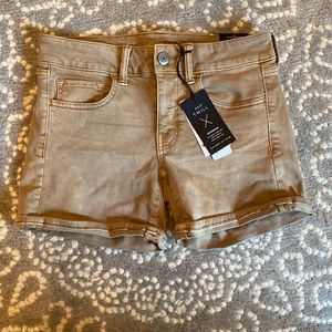 AEO NWT Super Stretch Khaki Twill Shorts